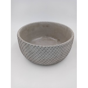 VASO DE CIMENTO RENDADO NUDE