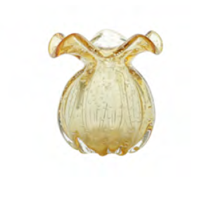 VASO DE VIDRO 4141 ITALY ?MBAR 10X11CM