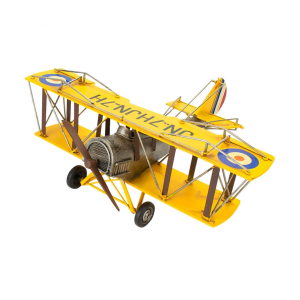 ENFEITE METAL AT1904E-7973 AVI?O AMARELO