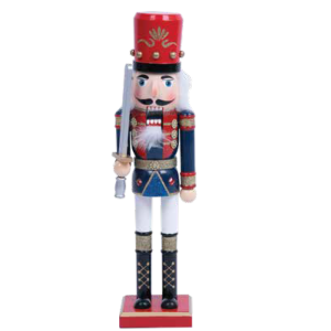 SOLDADO QUEBRA NOZES NTA0184 MADEIRA 37CM