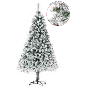 ÁRVORE NATAL ARVNK150 NEVADA 312G LUXO