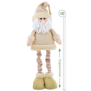 PAPAI NOEL NTD15021 EXPANSIVEL CHAMPAGNE