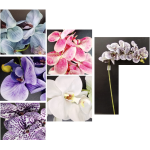 ORQUÍDEA C/9 BOTÕES 72219 PLÁST.