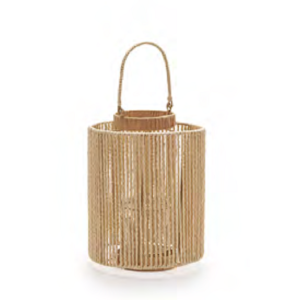 LANTERNA FIBRA NATURAL 14944 REDONDA
