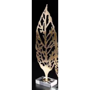 ESCULTURA FOLHA METAL 137576 PEDESTAL