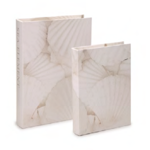 CAIXA LIVRO C/2 PCS 14070 CONCHAS