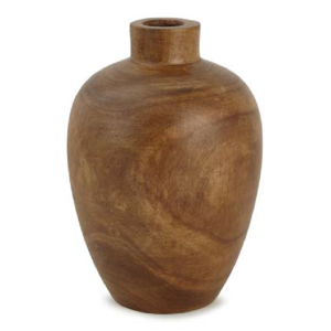 VASO 18639 EM MADEIRA 32X21CM