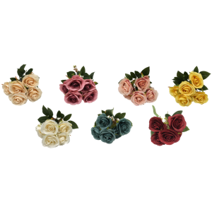 ROSA 5 GALHOS A9385 DIANA