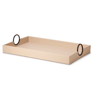 BANDEJA EM MDF RESVESTIMENTO  NUDE