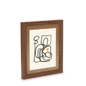 PORTA RETRATO DE MDF  COM  DETALHE EM JUTA