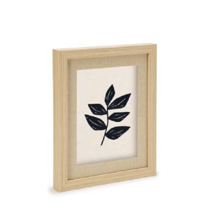 PORTA RETRATO EM  MDF COM BORDAS DE LINHO