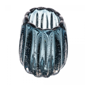 VASO DE VIDRO  ITALY AZUL MEDIO