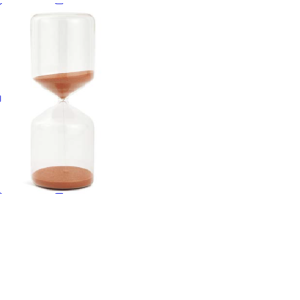 AMPULHETA EM VIDRO  60 MINUTOS