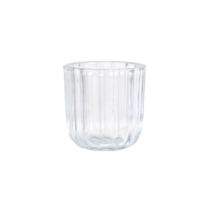 VASO DE VIDRO  TRANSPARENTE