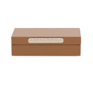 CAIXA EM MDF COM REVESTIMENTO EM PU