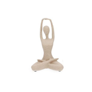 ESCULTURA DE  YOGA POSIÇÃO DE LOTUS