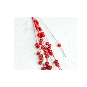 HASTE NATALINA COM  BOLINHAS