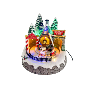 CENÁRIO NATALINO VILA PAISAGEM GIRATÓRIA