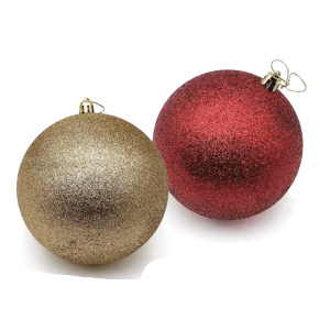 BOLA NATALINA  GLITER DECORATIVA